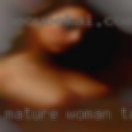 Mature woman talked having